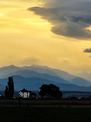 view of Olympic Mountains