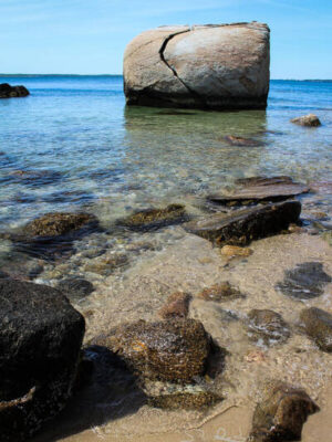 Split Rock at Lamberts Cove